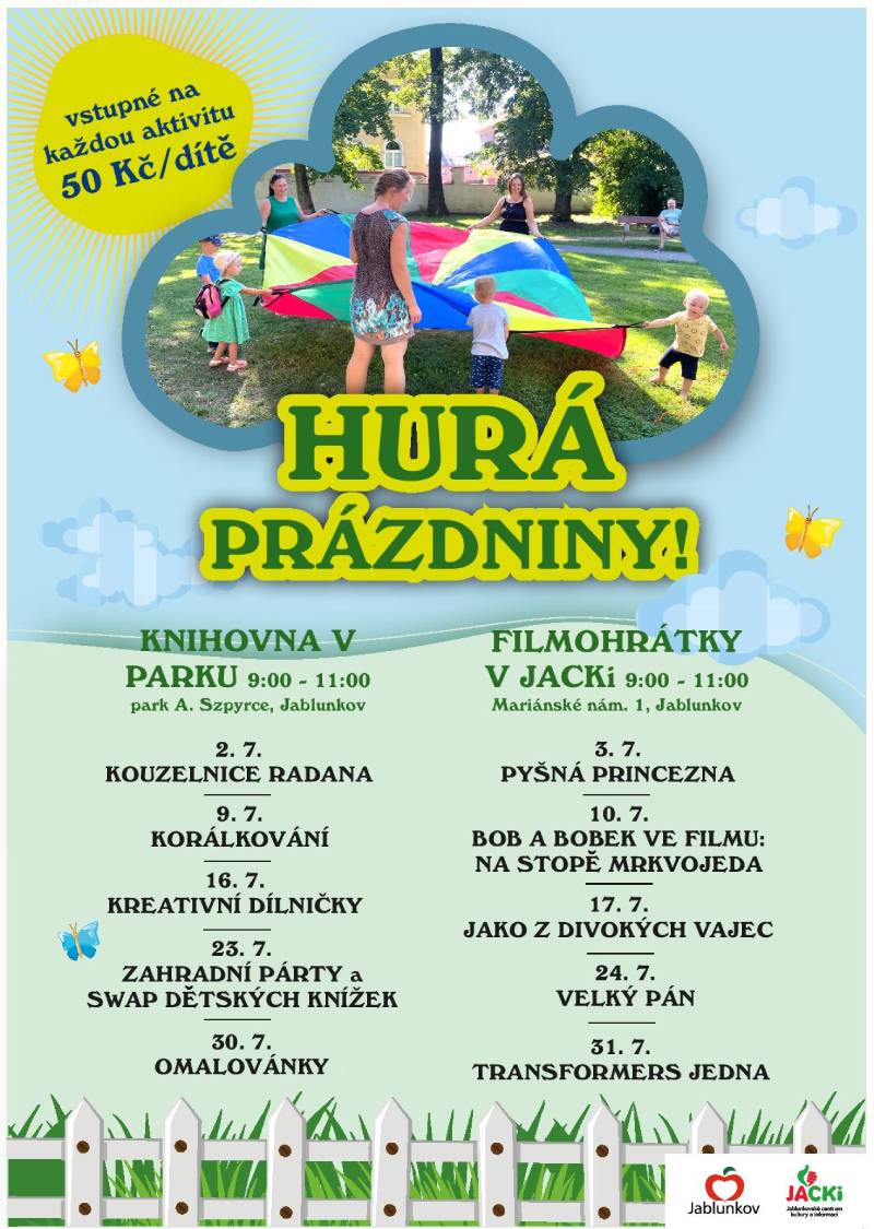 Pozvání na akci - Hurá prázdniny!