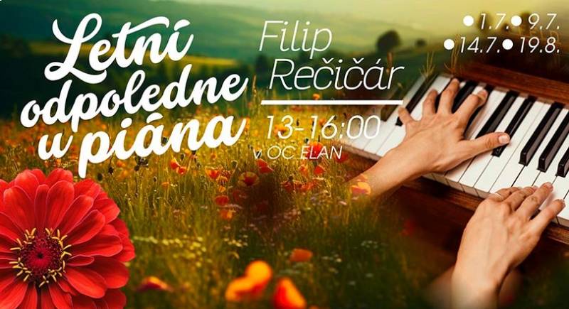 Pozvání na akci - Letní odpoledne u piána