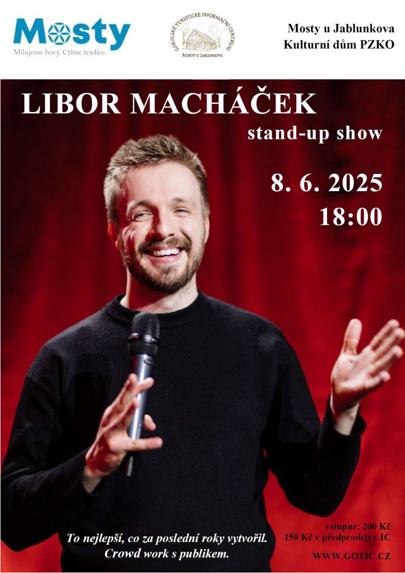 Pozvání na akci - Libor Macháček - Stand-up show