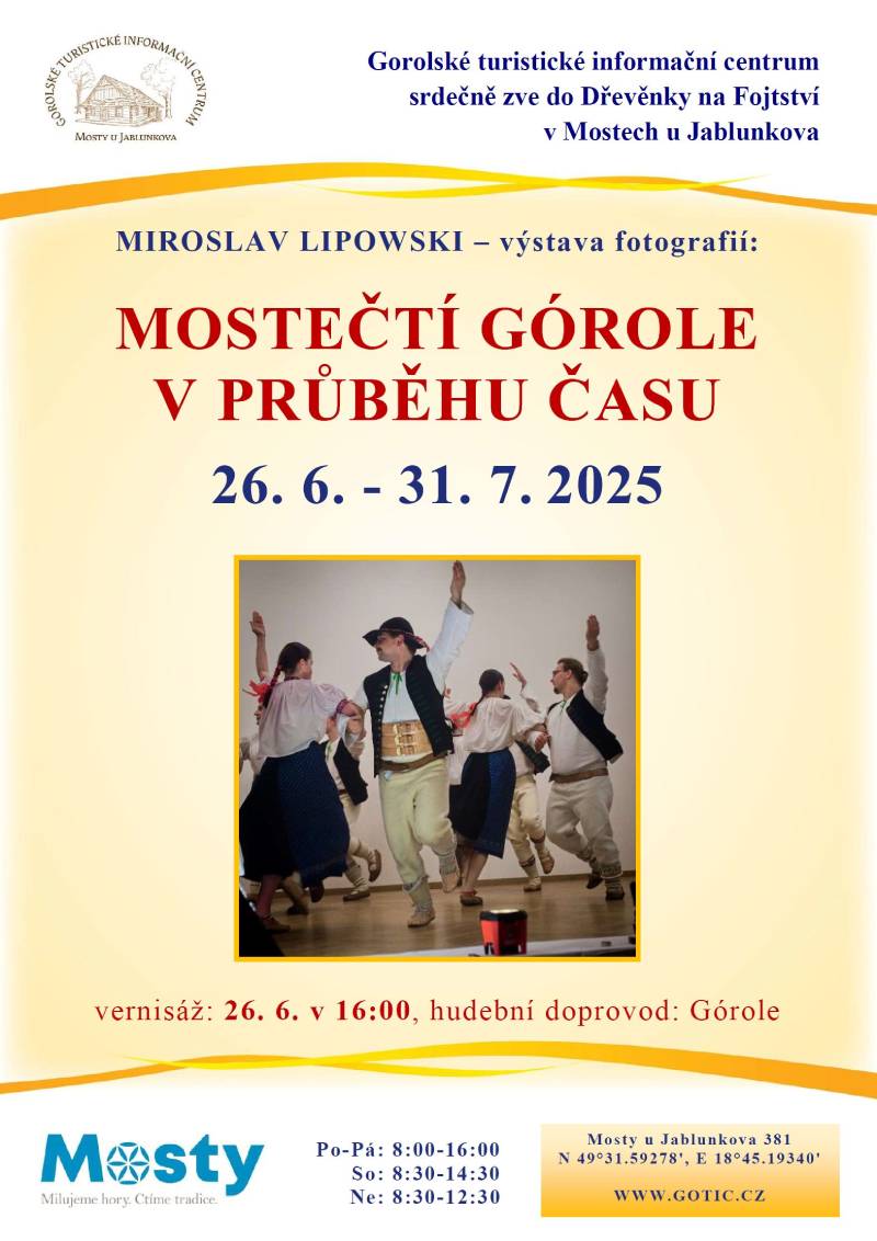 Pozvání na akci - Mostečtí górole v průběhu času