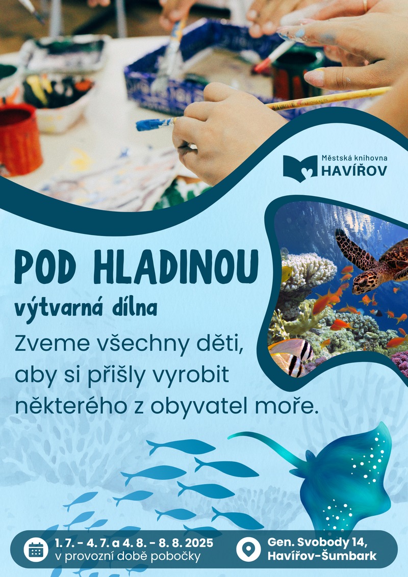 Pozvání na akci - Tvořivá dílna: Pod hladinou