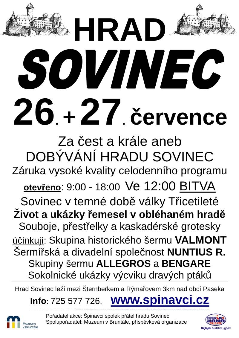 Pozvání na akci - Za čest a krále