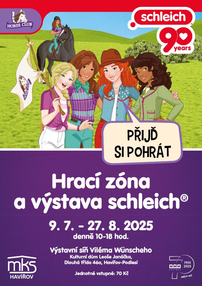 Pozvání na akci - Hrací zóna a výstava schleich