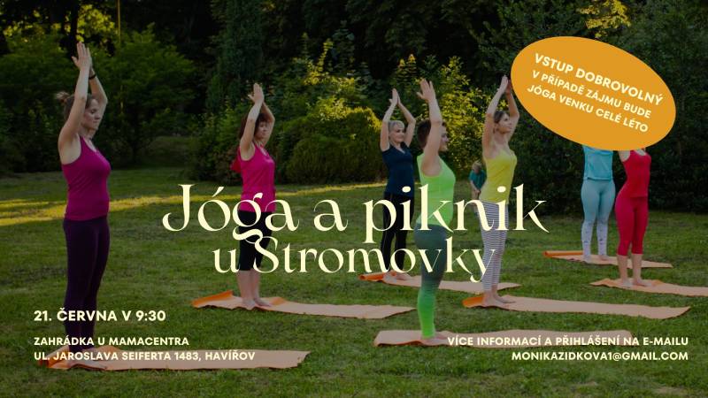 Pozvání na akci - Jóga u Stromovky