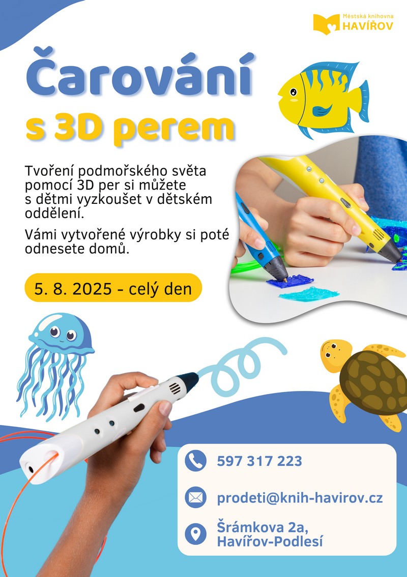 Pozvání na akci - Čarování s 3D perem