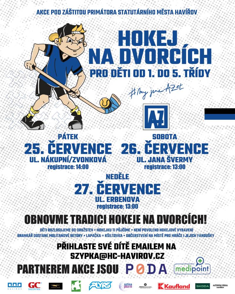 Pozvání na akci - Hokej na dvorcích