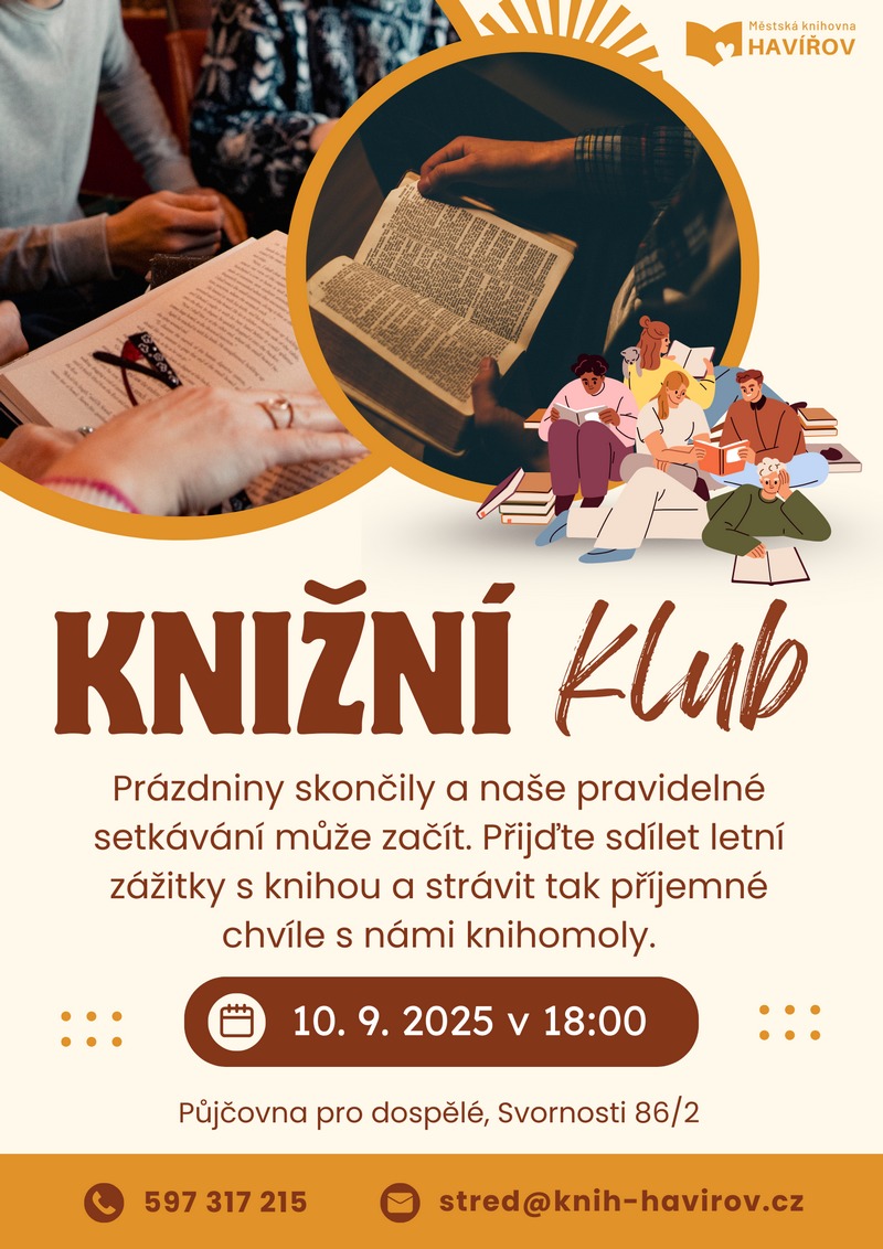 Pozvání na akci - Knižní klub