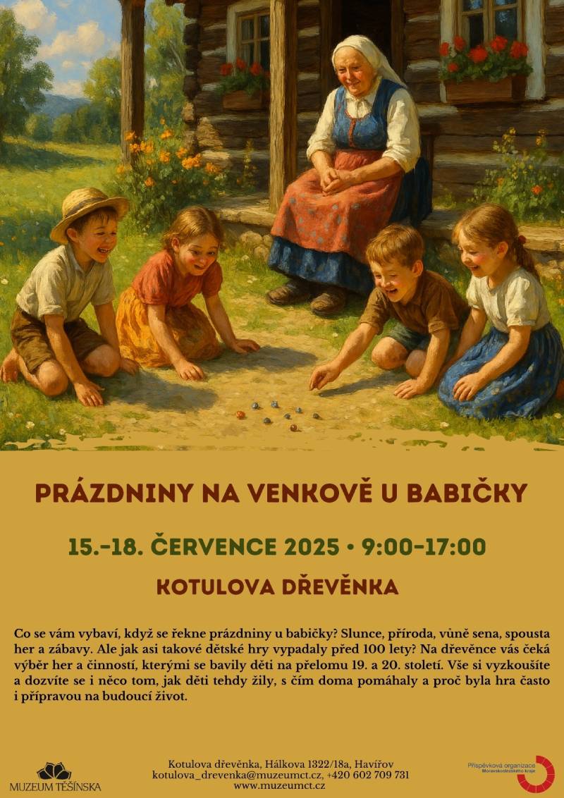 Pozvání na akci - Prázdniny na venkově u babičky