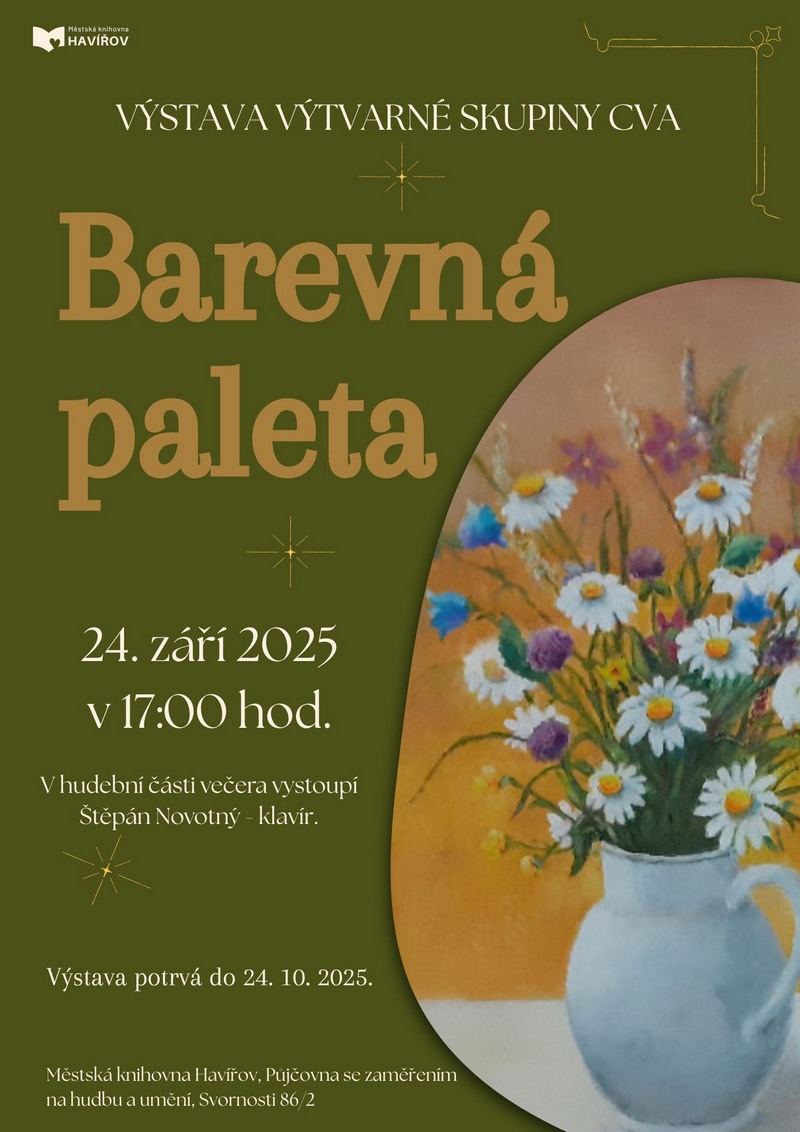 Pozvání na akci - Barevná paleta