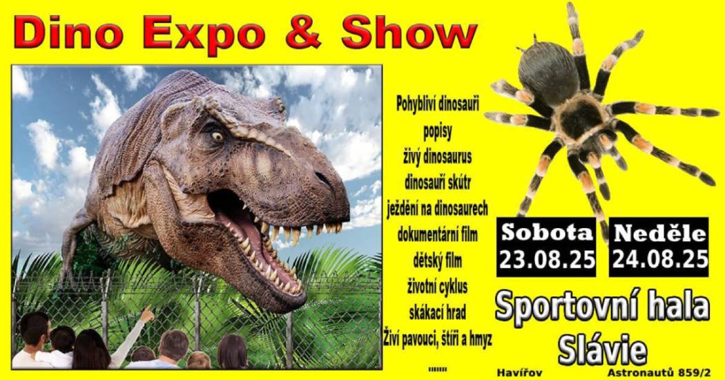 Pozvání na akci - Dino Expo & Show