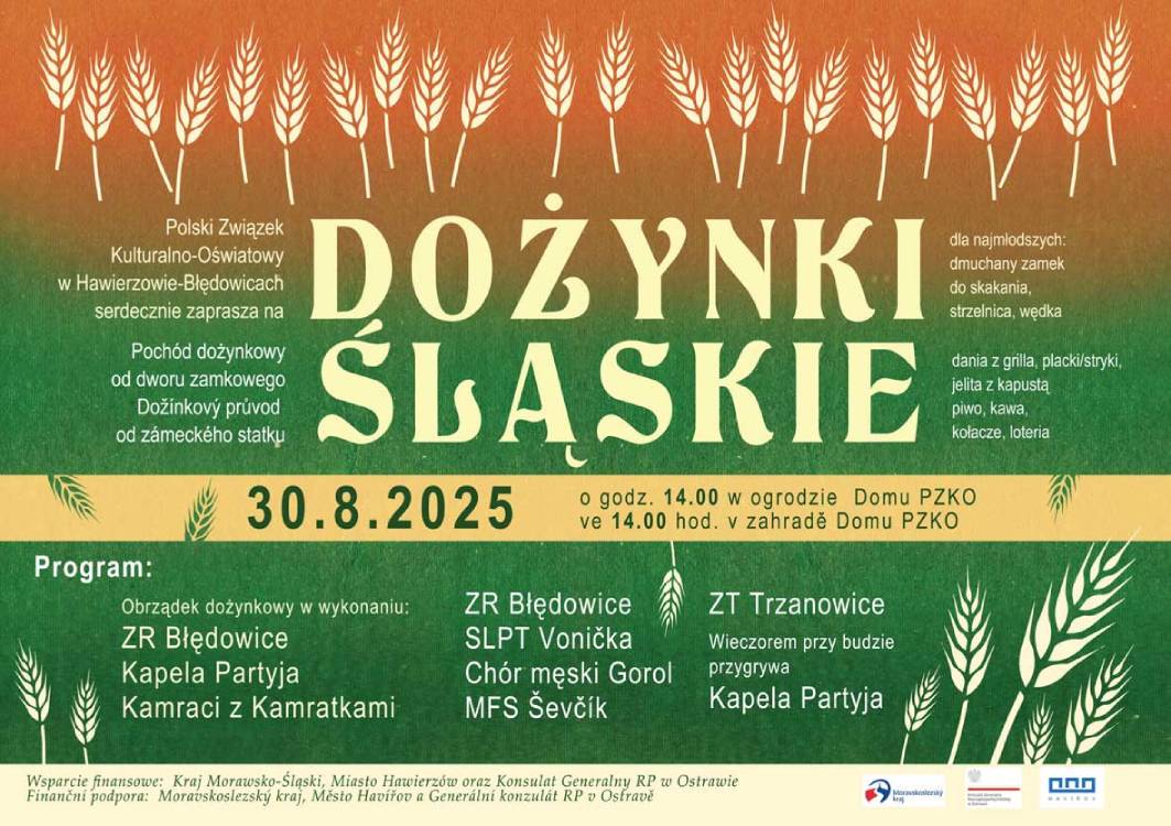 Pozvání na akci - doźynky Ślaskie