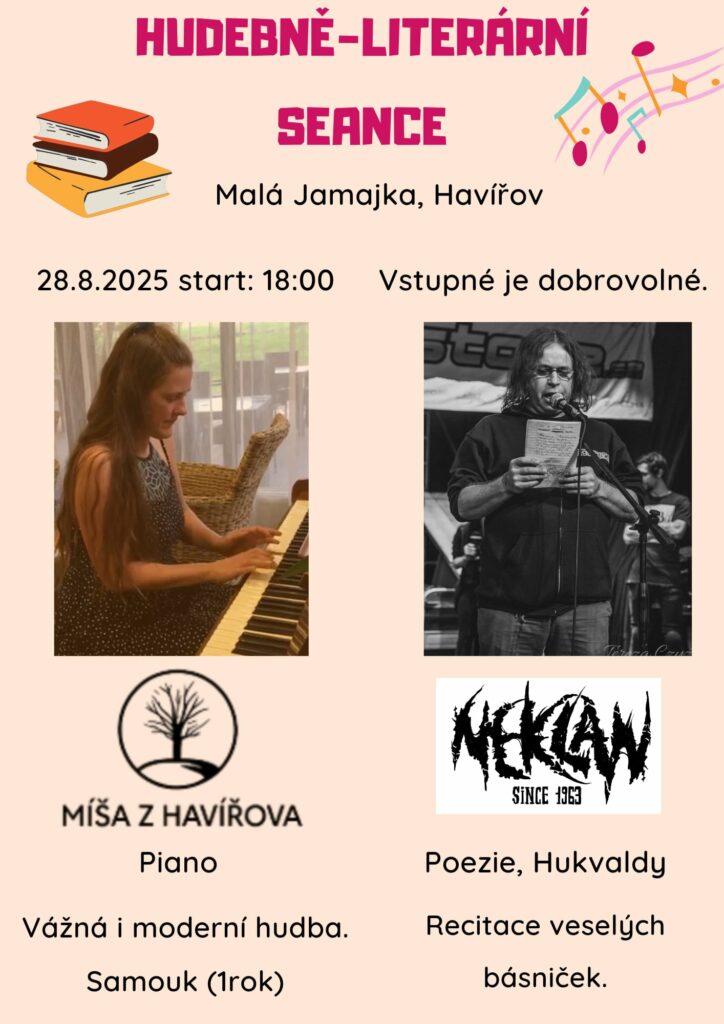 Pozvání na akci - Hudebně-literární seance