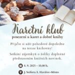 Pozvání na akci - Posezení u karet a dobré knihy