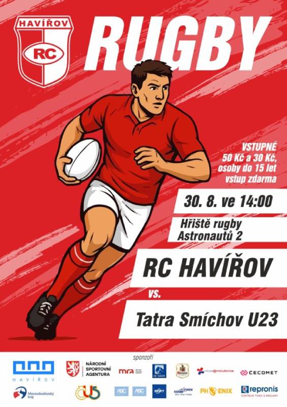 Pozvání na akci - Rugby