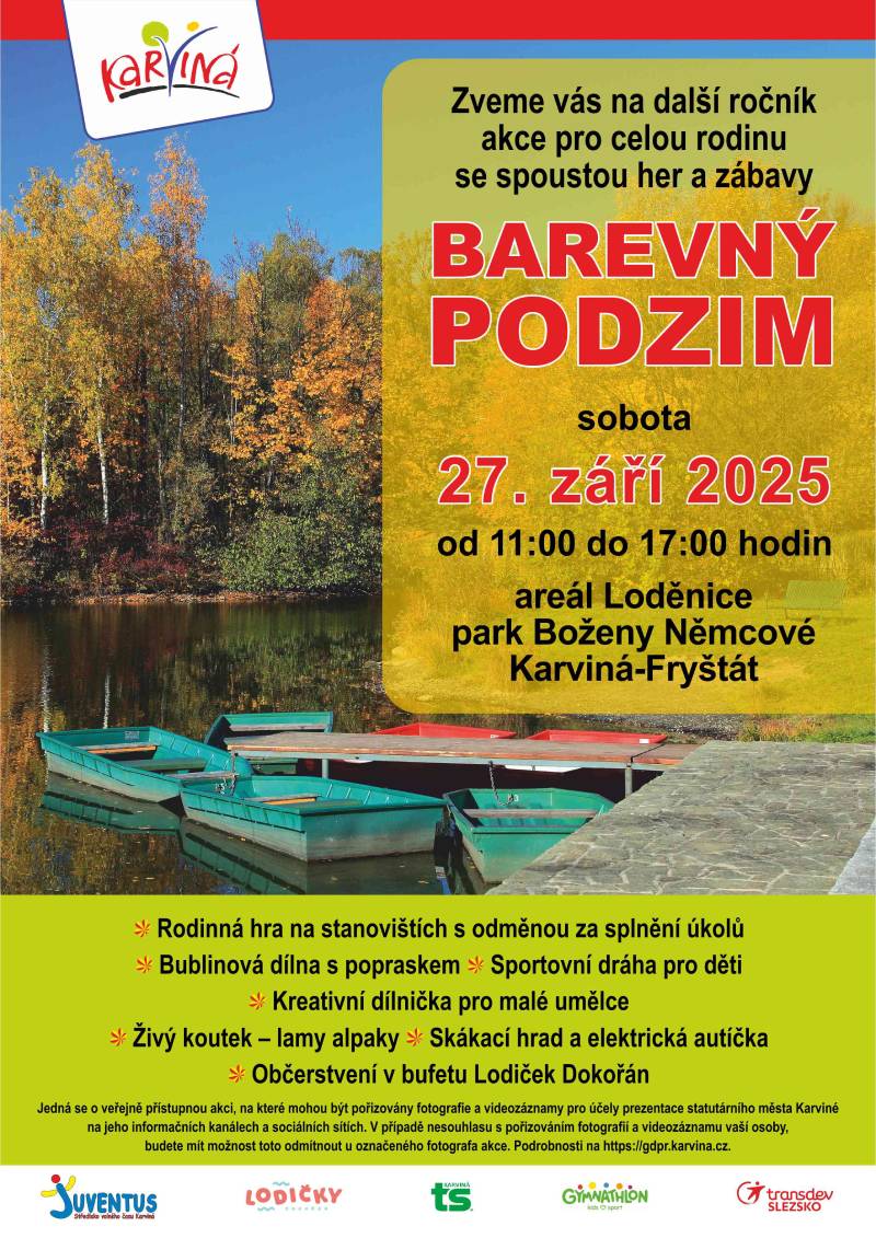 Pozvání na akci - Barevný podzim