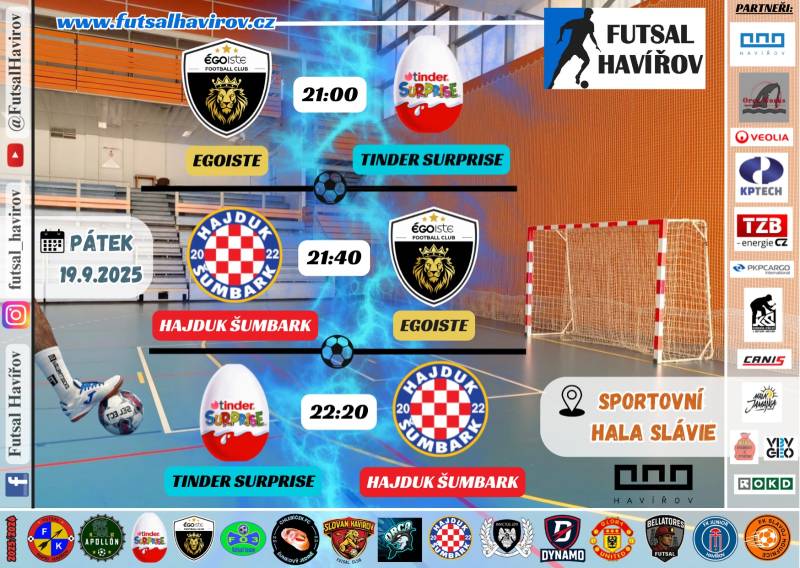 Pozvání na akci - Futsal Havířov