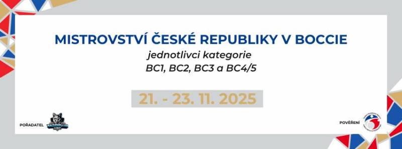 Pozvání na akci - Mistrovství České republiky v boccie