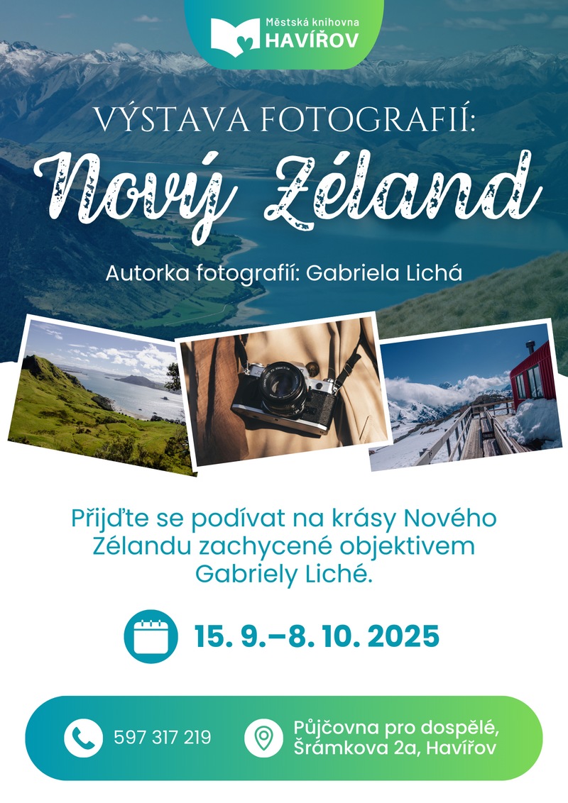 Pozvánka na akci - Nový Zéland