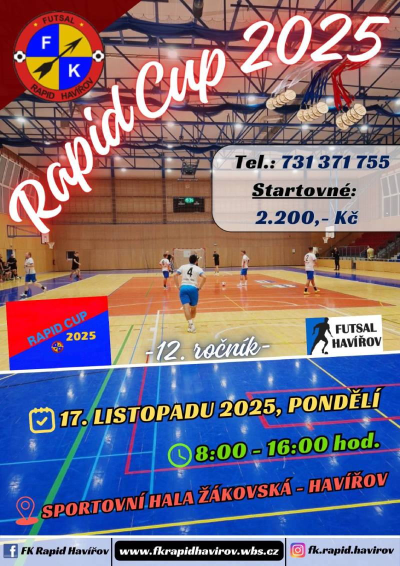 Pozvání na akci - Rapid Cup 2025