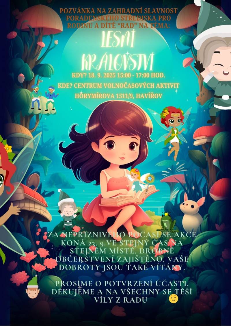 Pozvání na akci - Lesní království