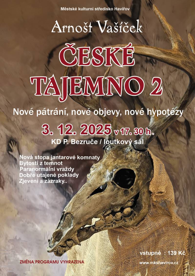 Pozvání na akci - České tajemno 2