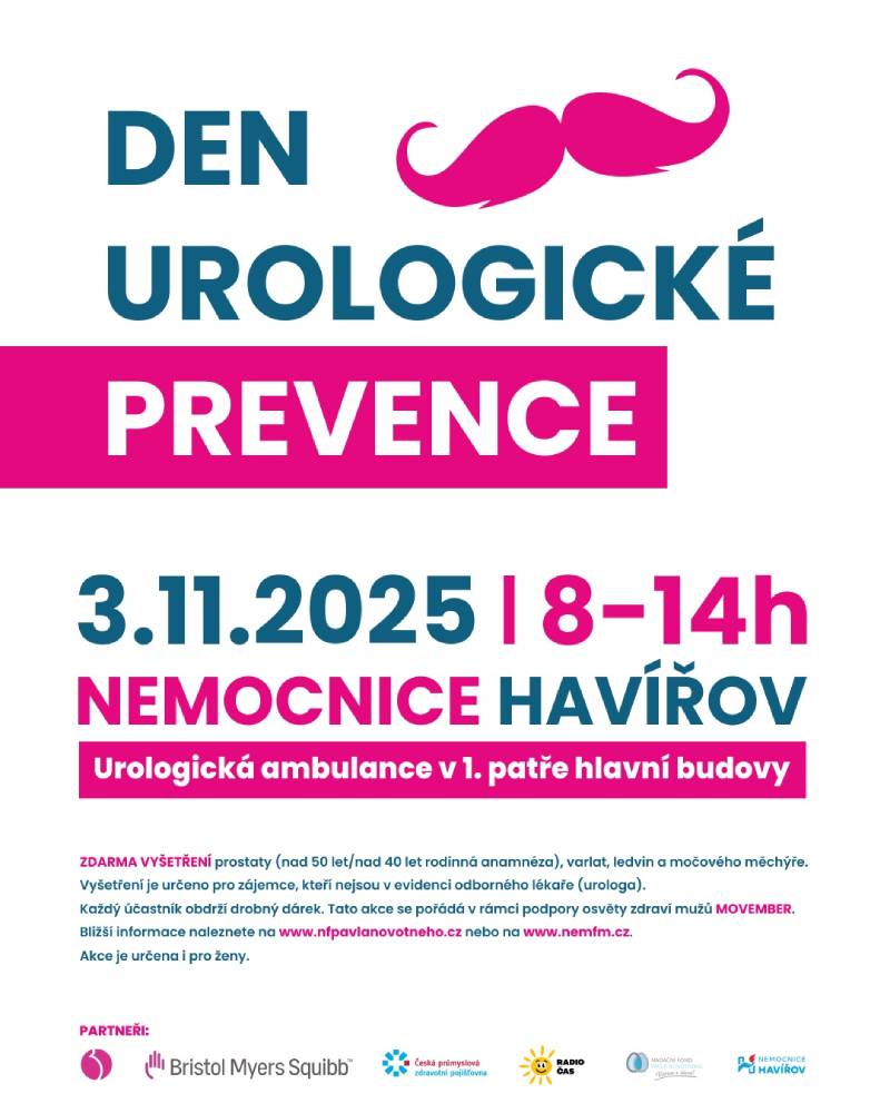 Pozvání na akci - Den urologické prevence