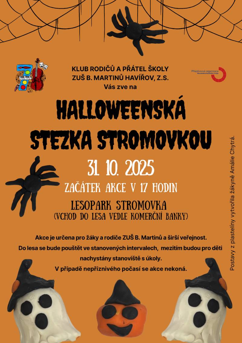 Pozvání na akci - Halloweenská stezka Stromovkou