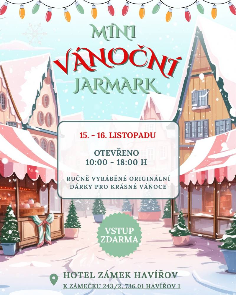 Pozvání na akci - Mini vánoční jarmark