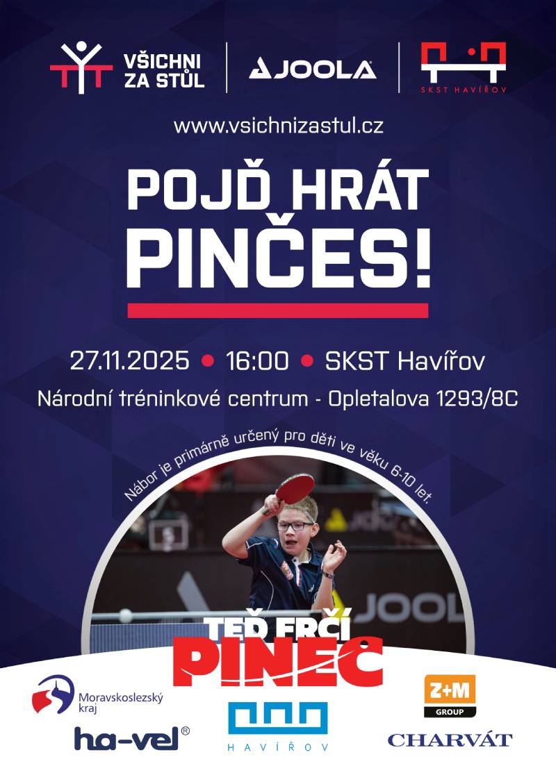 Pozvání na akci - Pojď hrát pinčes?