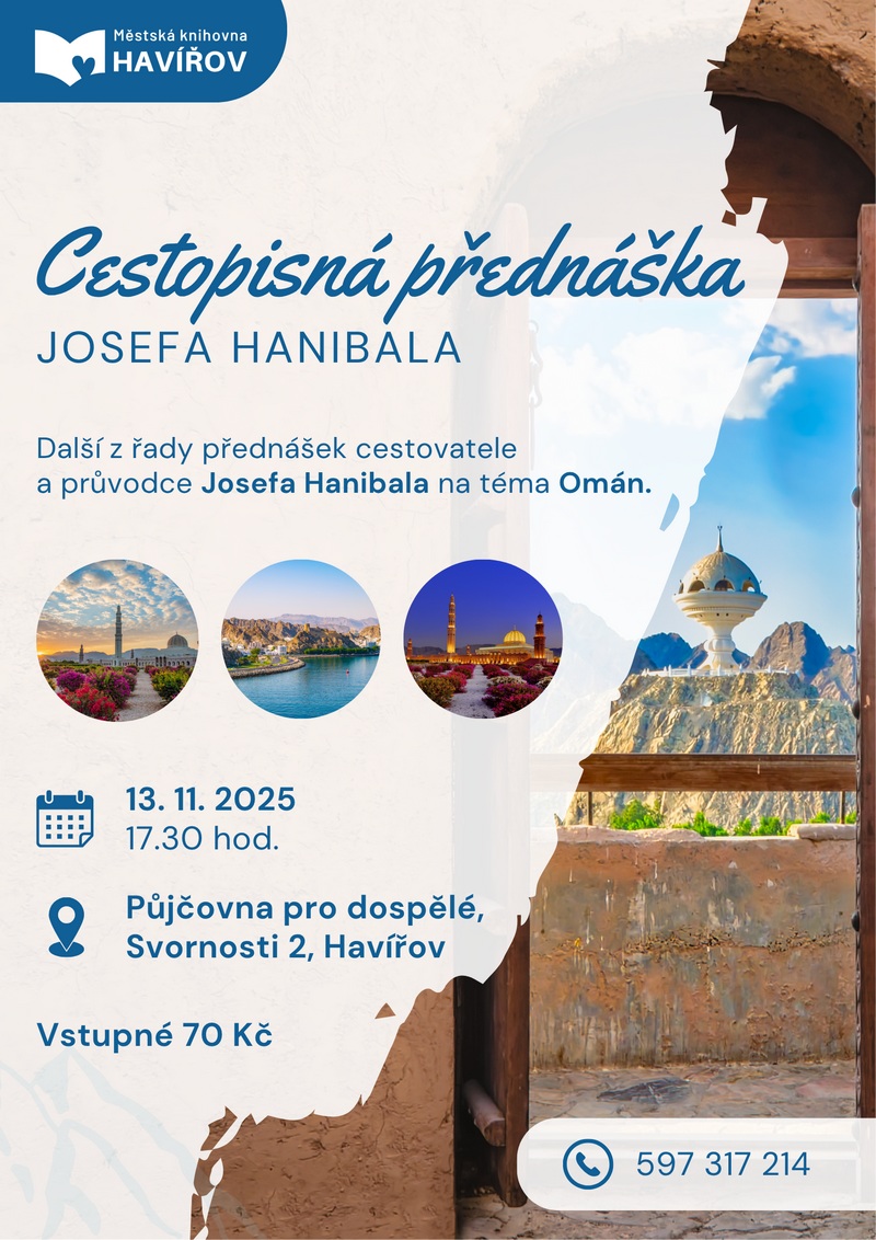 Pozvání na akci - Josef Hanibal : Omán