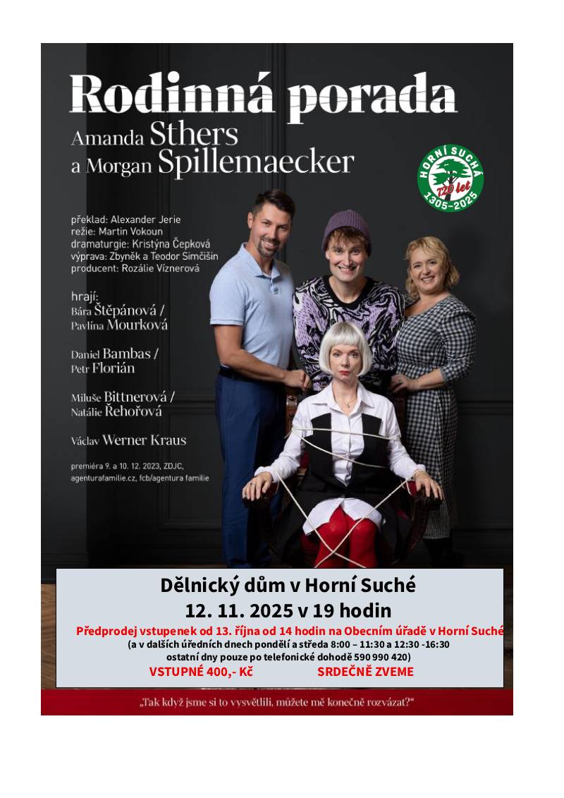 Pozvání na akci - Rodinná porada