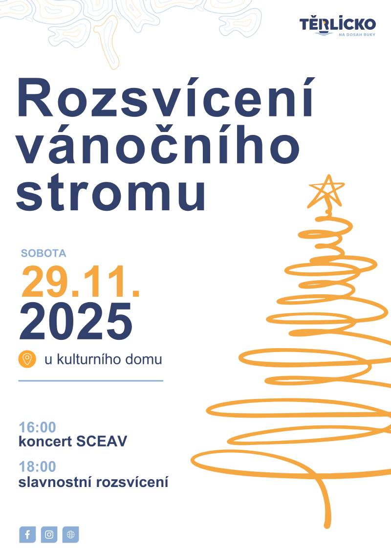 Pozvání na akci - Rozsvícení vánočního stromu Těrlicko