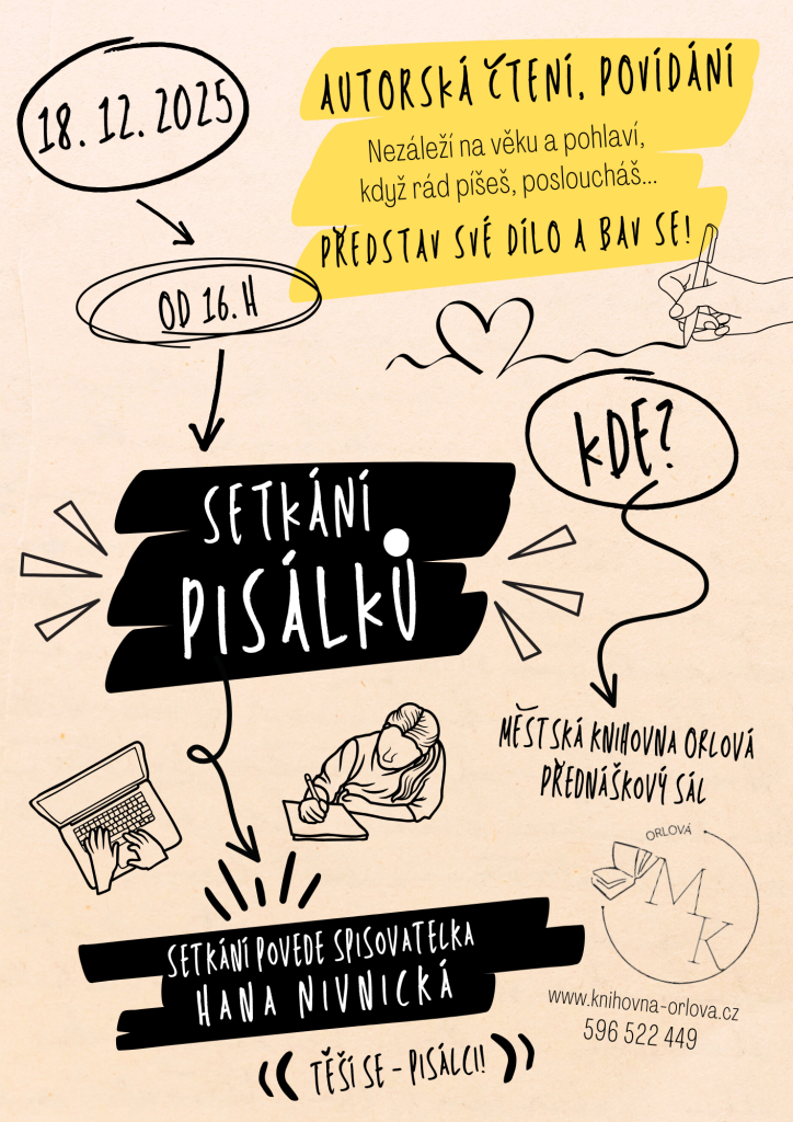 Pozvání na akci - Setkání pisálků