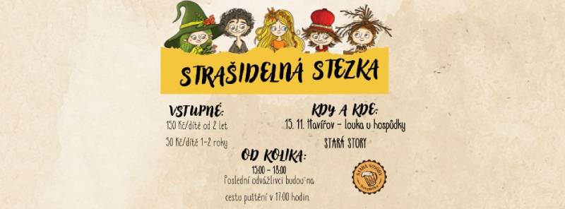 Pozvání na akci - Strašidelná stezka