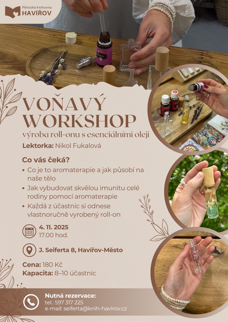 Pozvání na akci - Voňavý workshop