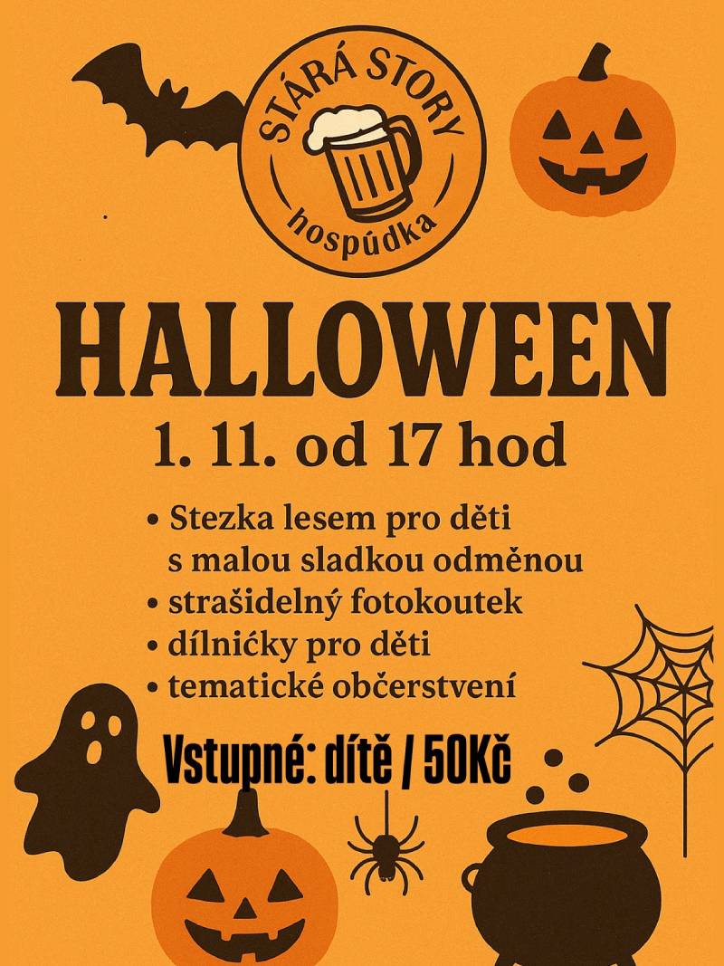Pozvání na akci - Halloween