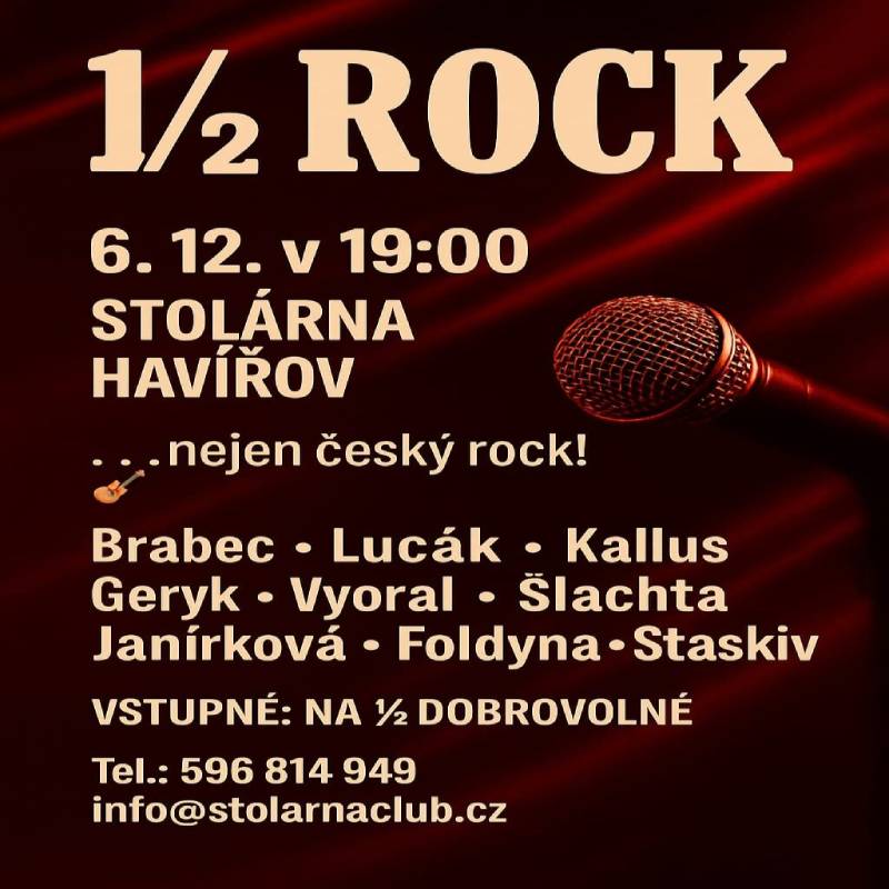 Pozvání na akci - 1/2 Rock