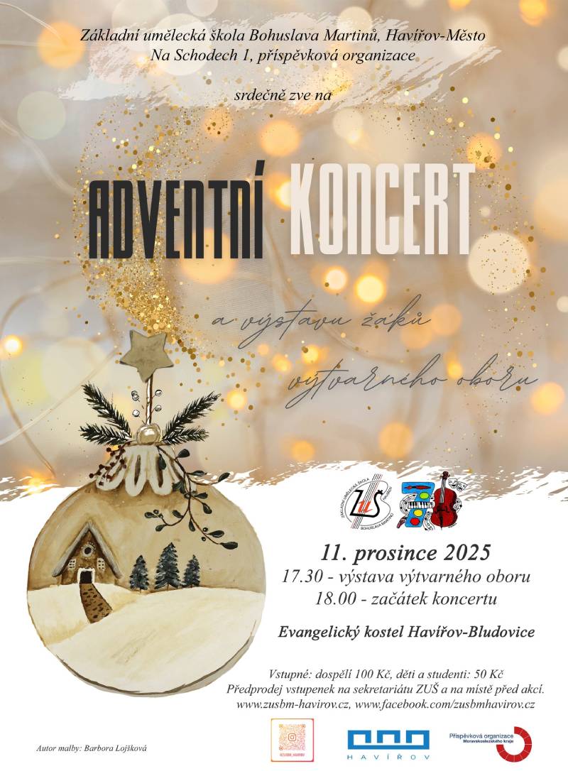 Pozvání na akci - Adventní koncert
