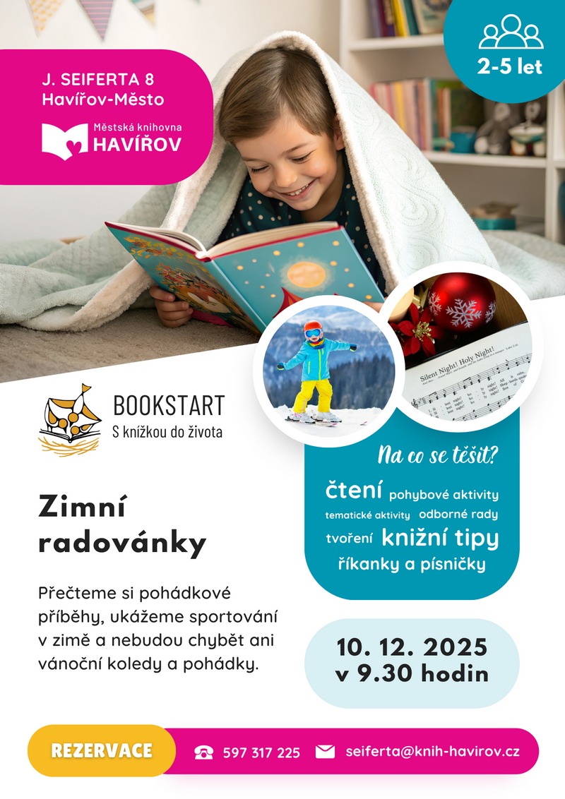 Pozvání na akci - Bookstart : Zimní radovánky