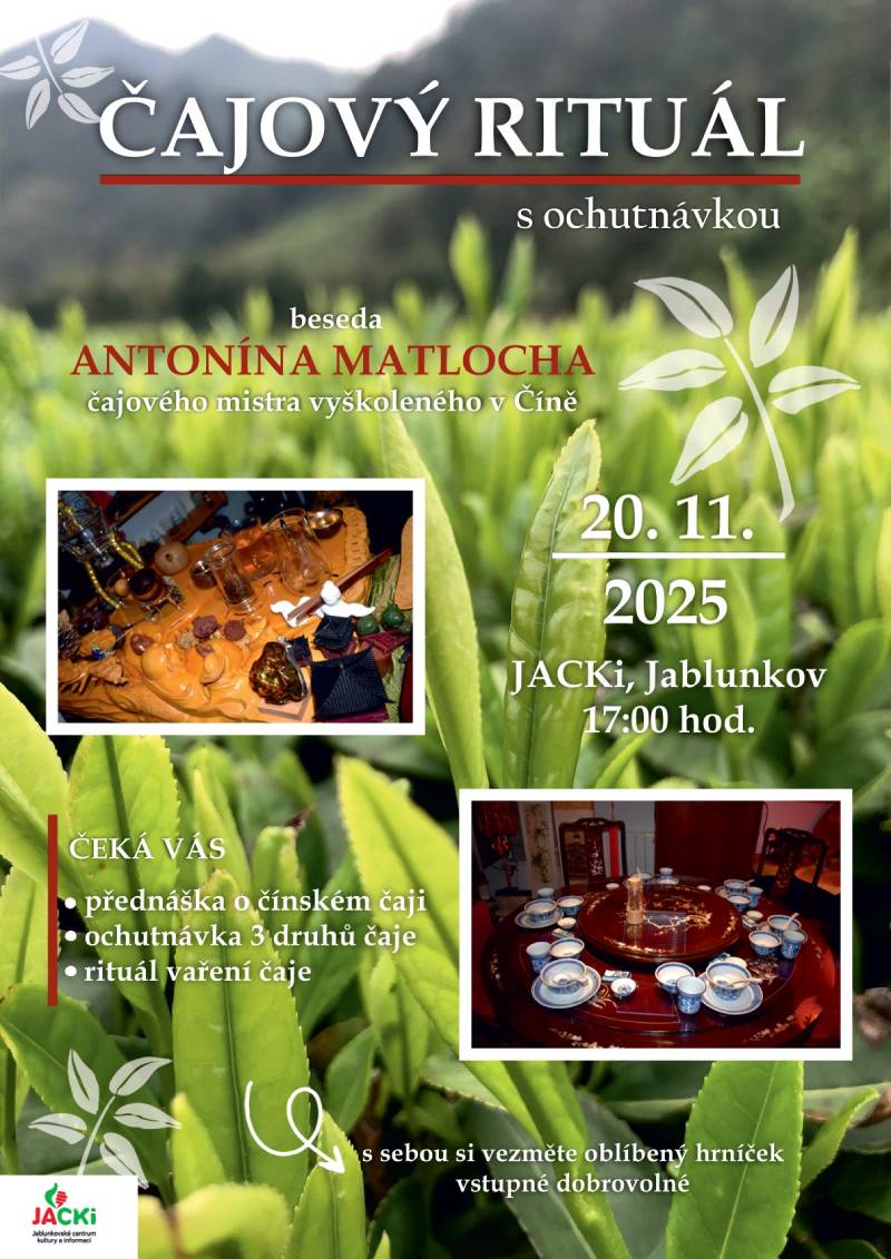 Pozvání na akci - Čajový rituál