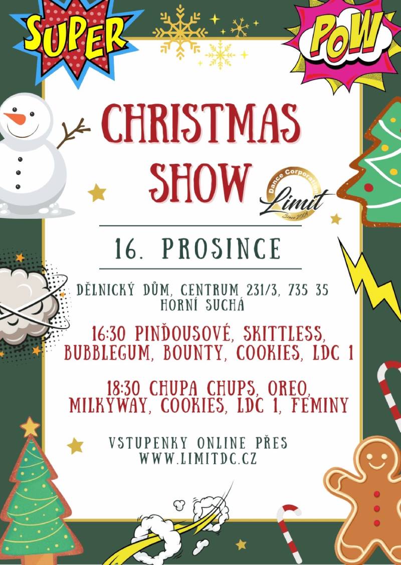 Pozvání na akci - Christmas show