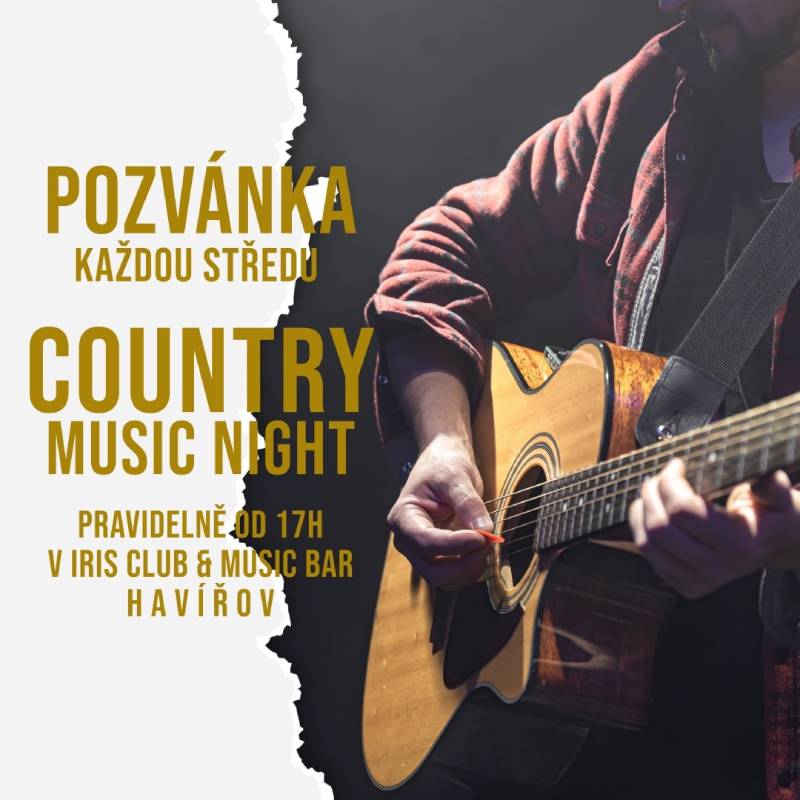Pozvání na akci - Country music night