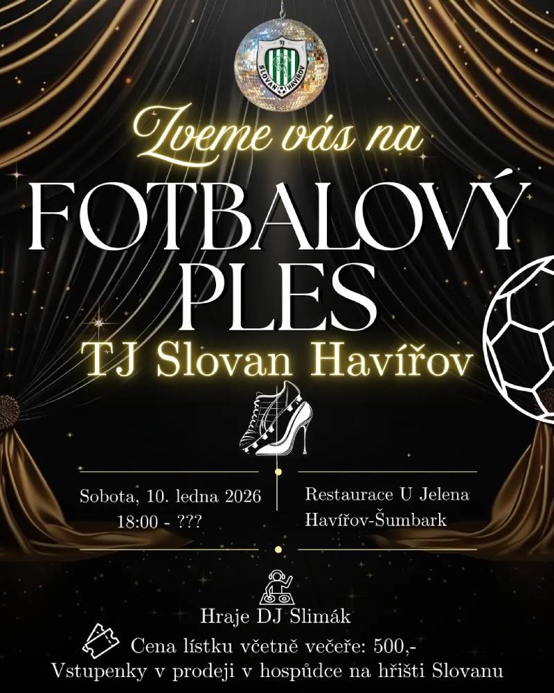 Pozvání na akci - Fotbalový ples