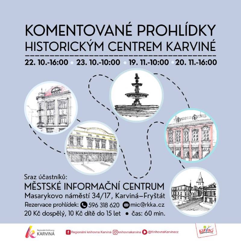 Pozvání na akci - Komentované prohlídky Karviná