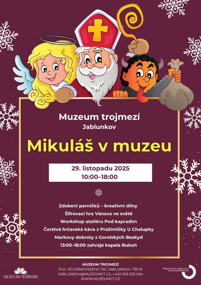Pozvání na akci - Mikuláš v muzeu
