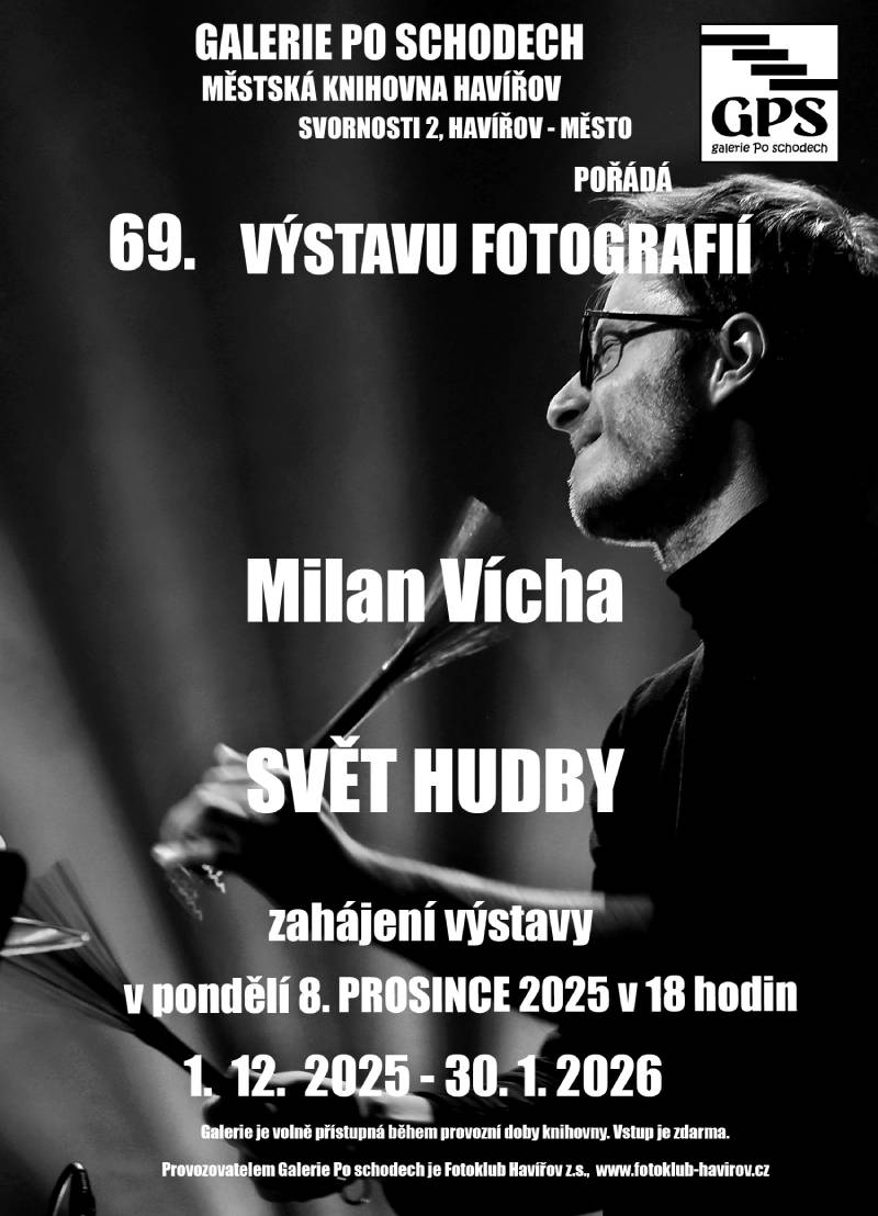 Pozvání na akci - Milan Vícha - Svět hudby