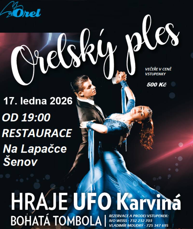 Pozvání na akci - Orelský ples
