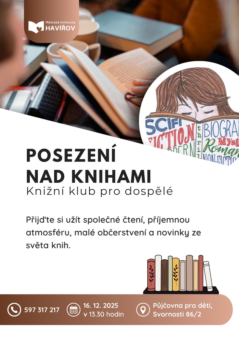 Pozvání na akci - Posezení nad knihami