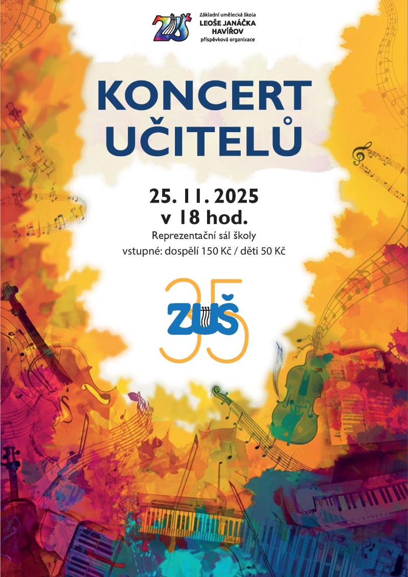 Pozvání na akci - Koncert učitelů