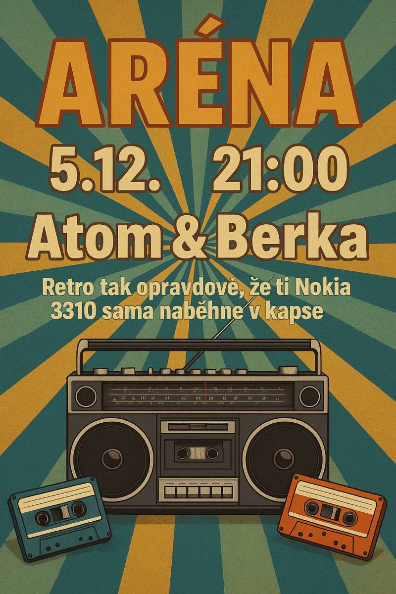 Pozvání na akci - Atom a Berka